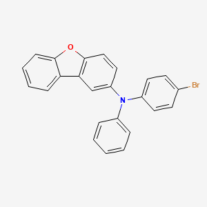 N-(4-Bromophenyl)-N-phenyl-2-dibenzofuranamine