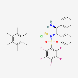 N-[(1S，2S)-2-(Amino-κN)-1，2-diphenylethyl]-2，3，4，5，6-pentafluorobenzenesulfonamidato-κN]chloro[(1，2，3，4，5，6-η)-1，2，3，4，5，6-hexamethylbenzene]ruthenium