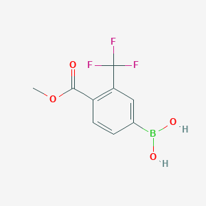 (4-(Methoxycarbonyl)-3-(trifluoromethyl)phenyl)boronic acid
