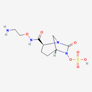 (1R,2S,5R)-2-((2-Aminoethoxy)carbamoyl)-7-oxo-1,6-diazabicyclo[3.2.1]octan-6-yl hydrogen sulfate