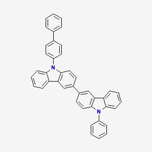 9-([1,1'-Biphenyl]-4-yl)-9'-phenyl-9H,9'H-3,3'-bicarbazole
