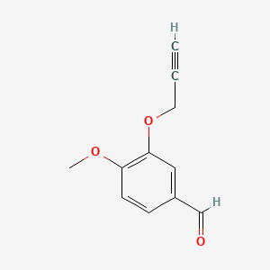 4‑Methoxy‑3‑(prop‑2‑yn‑1‑yloxy)benzaldehyde
