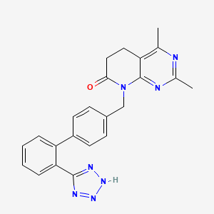 8-((2'-(1H-Tetrazol-5-yl)-[1,1'-biphenyl]-4-yl)methyl)-2,4-dimethyl-5,6-dihydropyrido[2,3-d]pyrimidin-7(8H)-one