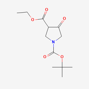 1-tert-Butyl 3-ethyl 4-oxopyrrolidine-1,3-dicarboxylate