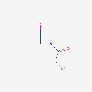 2-Bromo-1-(3-fluoro-3-methylazetidin-1-yl)ethan-1-one