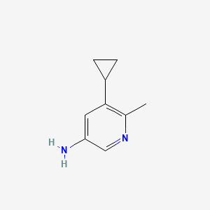 5-Cyclopropyl-6-methyl-3-pyridinamine