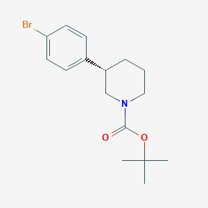 tert-Butyl (S)-3-(4-Bromophenyl)piperidine-1-carboxylate