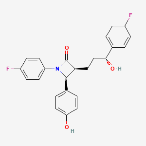 (3S,4S)-1-(4-fluorophenyl)-3-((R)-3-(4-fluorophenyl)-3-hydroxypropyl)-4-(4-hydroxyphenyl)azetidin-2-one