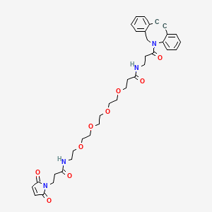 Azadibenzocyclooctyne-PEG4-maleimide