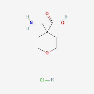 4-(aminomethyl)tetrahydro-2H-pyran-4-carboxylic acid hydrochloride