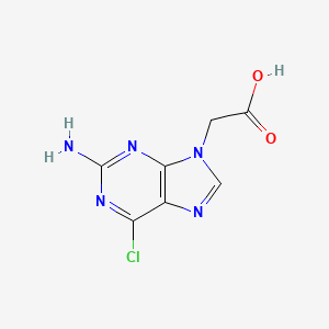 2-(2-Amino-6-chloro-9H-purin-9-yl)acetic Acid