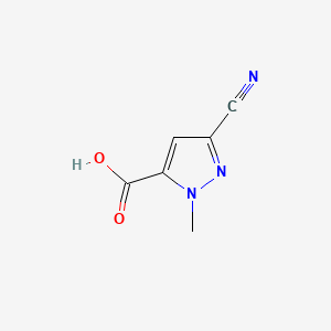 3-Cyano-1-methyl-1H-pyrazole-5-carboxylic acid