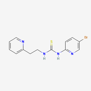 1-(5-Bromopyridin-2-yl)-3-(2-(pyridin-2-yl)ethyl)thiourea