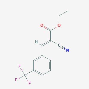 Ethyl 2-cyano-3-[3-(trifluoromethyl)phenyl]acrylate