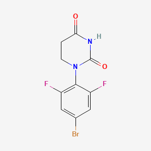 1-(4-Bromo-2,6-difluorophenyl)dihydropyrimidine-2,4(1H,3H)-dione