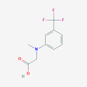 N-Methyl-N-[3-(trifluoromethyl)phenyl]glycine