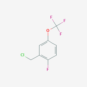 2-(Chloromethyl)-1-fluoro-4-(trifluoromethoxy)benzene