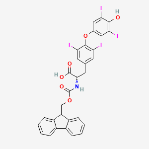 (S)-2-((((9H-Fluoren-9-yl)methoxy)carbonyl)amino)-3-(4-(4-hydroxy-3,5-diiodophenoxy)-3,5-diiodophenyl)propanoic acid