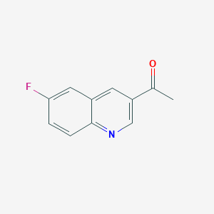 1-(6-Fluoro-3-quinolinyl)ethanone