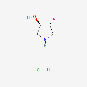(3R,4R)-4-Fluoropyrrolidin-3-ol (hydrochloride)