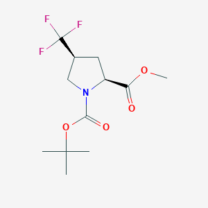 (2S,4S)-1-tert-Butyl 2-methyl 4-(trifluoromethyl)pyrrolidine-1,2-dicarboxylate
