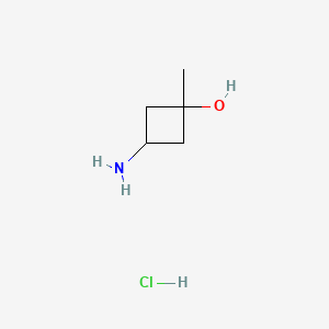 cis-3-Amino-1-methylcyclobutan-1-ol hydrochloride