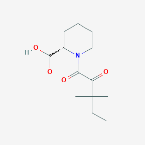 (S)-1-(3,3-Dimethyl-2-oxopentanoyl)piperidine-2-carboxylic acid
