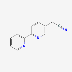 2-([2，2'-Bipyridin]-5-yl)acetonitrile