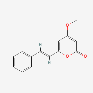 (E)-4-Methoxy-6-styryl-2H-pyran-2-one
