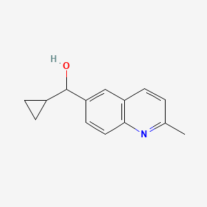 α-Cyclopropyl-2-methyl-6-quinolinemethanol