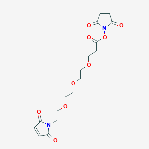 2,5-Dioxopyrrolidin-1-yl 3-(2-(2-(2-(2,5-dioxo-2,5-dihydro-1H-pyrrol-1-yl)ethoxy)ethoxy)ethoxy)propanoate