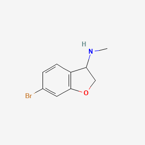 6-Bromo-N-methyl-2，3-dihydrobenzofuran-3-amine