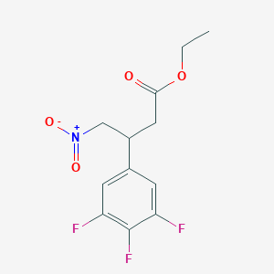 Ethyl 3,4,5-trifluoro-β-(nitromethyl)benzenepropanoate