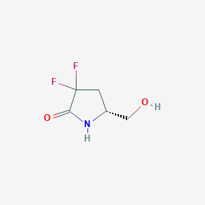 (R)-3,3-difluoro-5-(hydroxymethyl)pyrrolidin-2-one
