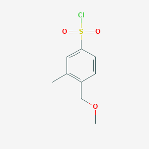 4-(Methoxymethyl)-3-methylbenzenesulfonyl chloride