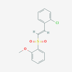 (E)‑1‑Chloro‑2‑[2‑(2‑methoxyphenyl)sulfonyl]vinylbenzene