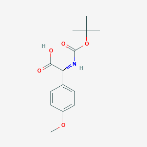 (R)-2-((tert-Butoxycarbonyl)amino)-2-(4-methoxyphenyl)acetic acid