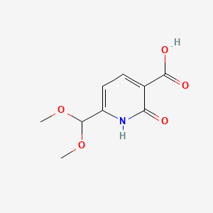 6-(Dimethoxymethyl)-2-hydroxynicotinic Acid