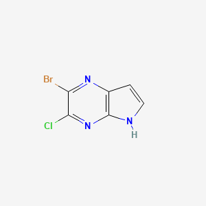 2-Bromo-3-chloro-5H-pyrrolo[2,3-b]pyrazine