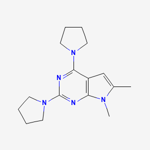 6,7-Dimethyl-2,4-di(pyrrolidin-1-yl)-7H-pyrrolo[2,3-d]pyrimidine