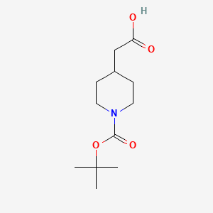 2-(1-(tert-Butoxycarbonyl)piperidin-4-yl)acetic acid