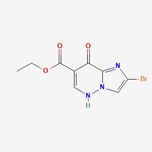 Ethyl 2-Bromo-8-hydroxyimidazo[1,2-b]pyridazine-7-carboxylate
