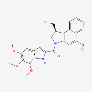 (S)-(1-(Chloromethyl)-5-hydroxy-1,2-dihydro-3H-benzo[e]indol-3-yl)(5,6,7-trimethoxy-1H-indol-2-yl)methanone