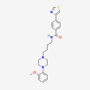 N-(4-(4-(2-Methoxyphenyl)piperazin-1-yl)butyl)-4-(thiazol-4-yl)benzamide
