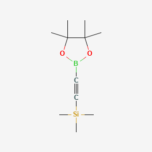 Trimethyl[(4,4,5,5-tetramethyl-1,3,2-dioxaborolan-2-yl)ethynyl]silane