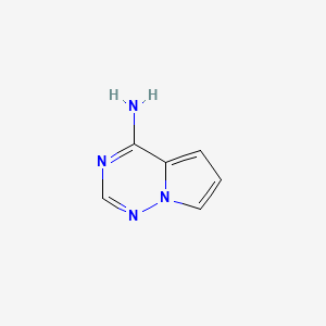 Pyrrolo[2,1-f][1,2,4]triazin-4-amine