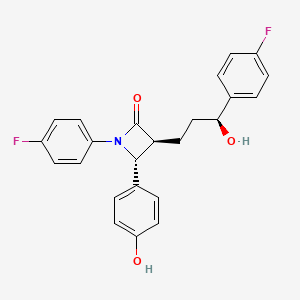 (3S,4R)-1-(4-fluorophenyl)-3-((S)-3-(4-fluorophenyl)-3-hydroxypropyl)-4-(4-hydroxyphenyl)azetidin-2-one