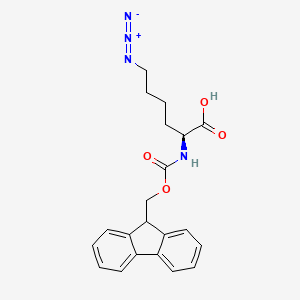 (S)-2-((((9H-Fluoren-9-yl)methoxy)carbonyl)amino)-6-azidohexanoic acid
