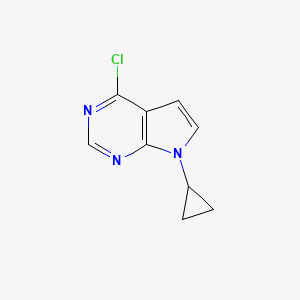 4-Chloro-7-cyclopropyl-7H-pyrrolo[2,3-d]pyrimidine
