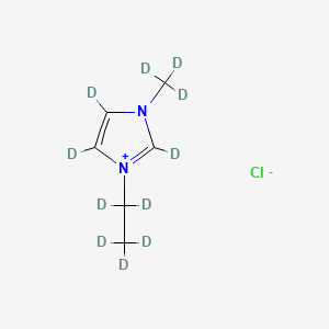 1-Ethyl-3-methylimidazolium chloride-d11